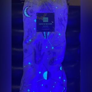 URBAN DOMAIN GLOW IN THE DARK Ultra Plush Throw Witchy Blanket 50x60 🌙🧙‍♀️🪬